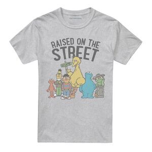 Sesame Street Unisex Adult The In My Hood T-Shirt / Athletic Heather